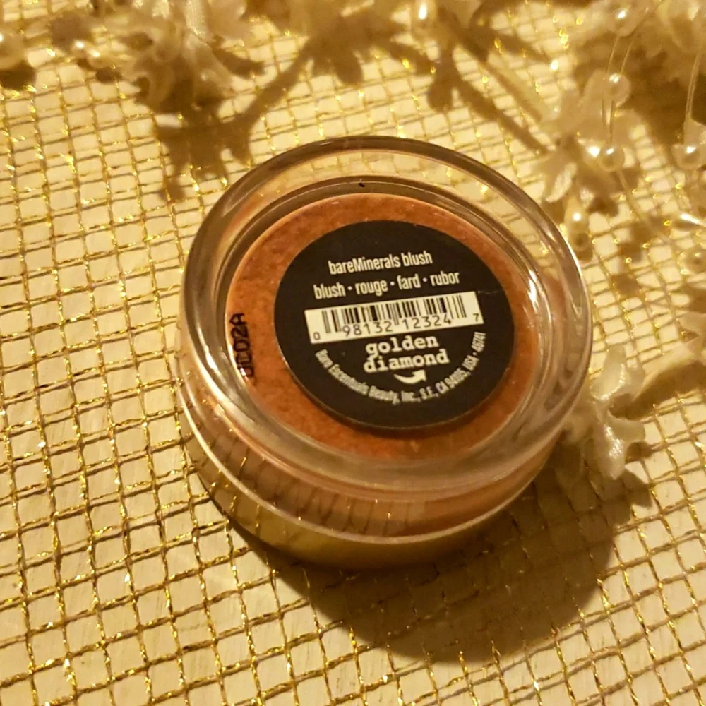 ❇️🧚‍♀️GOLDEN DIAMOND MINI BareMinerals DISCONTINUED Blush NWT